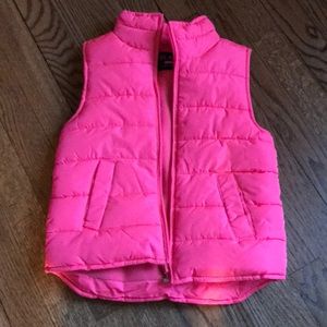 Girls puff vest